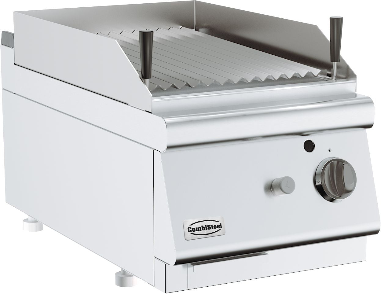 Grill pierre lavique gaz 400x700x300 mm 9 kW Combisteel - Grill pierre de lave professionnel CHR - matériel cuisine pro - Cuistéo