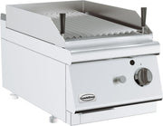 Grill pierre lavique gaz 400x700x300 mm 9 kW Combisteel - Grill pierre de lave professionnel CHR - matériel cuisine pro - Cuistéo