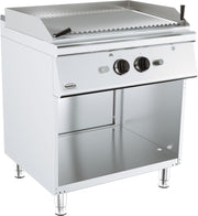 Base 900 grill pierre lavique gaz 800x900x900 mm 18 kW Combisteel - Grill pierre de lave professionnel CHR - matériel cuisine pro - Cuistéo
