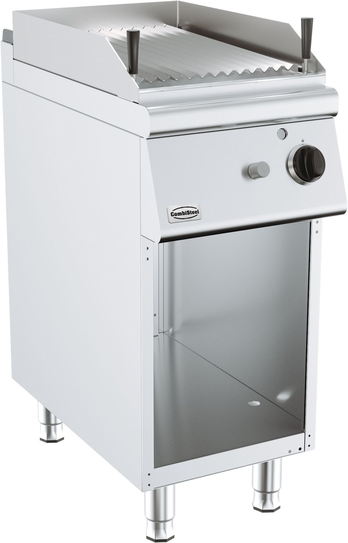 Base 900 grill pierre lavique gaz 400x900x900 mm 9 kW Combisteel - Grill pierre de lave professionnel CHR - matériel cuisine pro - Cuistéo