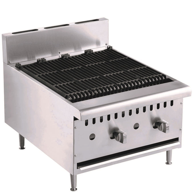 Grill a gaz profondeur 800 mm 18 kW Combisteel - Matériel cuisson professionnel CHR - matériel cuisine pro - Cuistéo