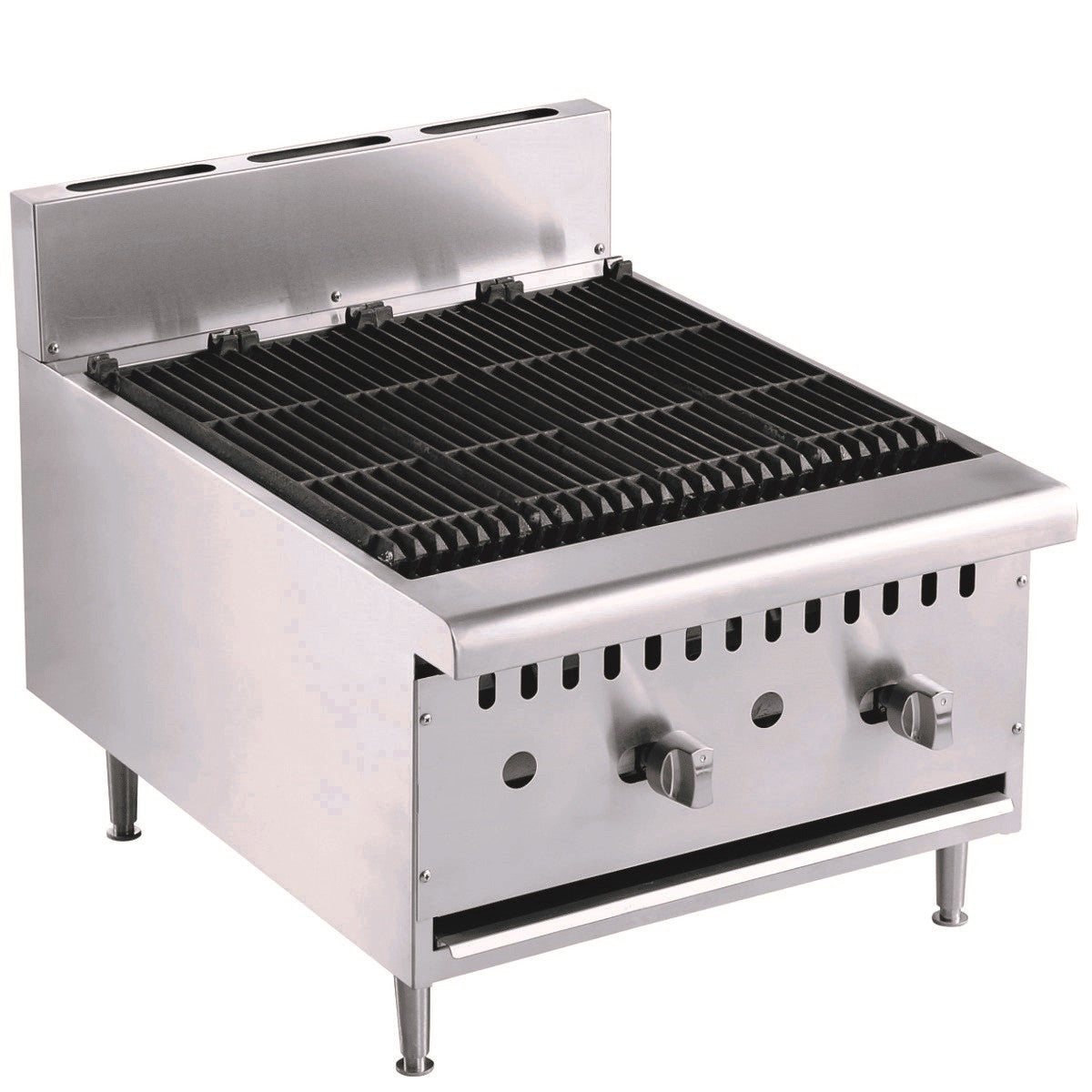 Grill pierre lavique gaz 615x800x590 mm 18 kW Combisteel - Grill pierre de lave professionnel CHR - matériel cuisine pro - Cuistéo