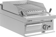 Grill pierre de lave - Gaz - 8 kW - 400mm - E7/BS1BB Saro - Grill pierre de lave professionnel CHR - matériel cuisine pro - Cuistéo