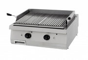 Grill en pierre de lave - Double unité - Gaz 1.5 L 2 kW Maxima - Grill pierre de lave professionnel CHR - matériel cuisine pro - Cuistéo