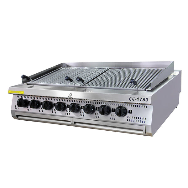 Barbecue 8 Zones - Unité Triple - Profondeur de 90cm - Gaz 40.0 W - Maxima