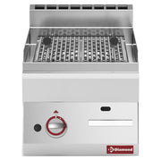 Grill pierre de lave gaz grille de cuisson fonte - Diamond