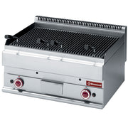 Grill pierre de lave gaz grille fonte - Diamond
