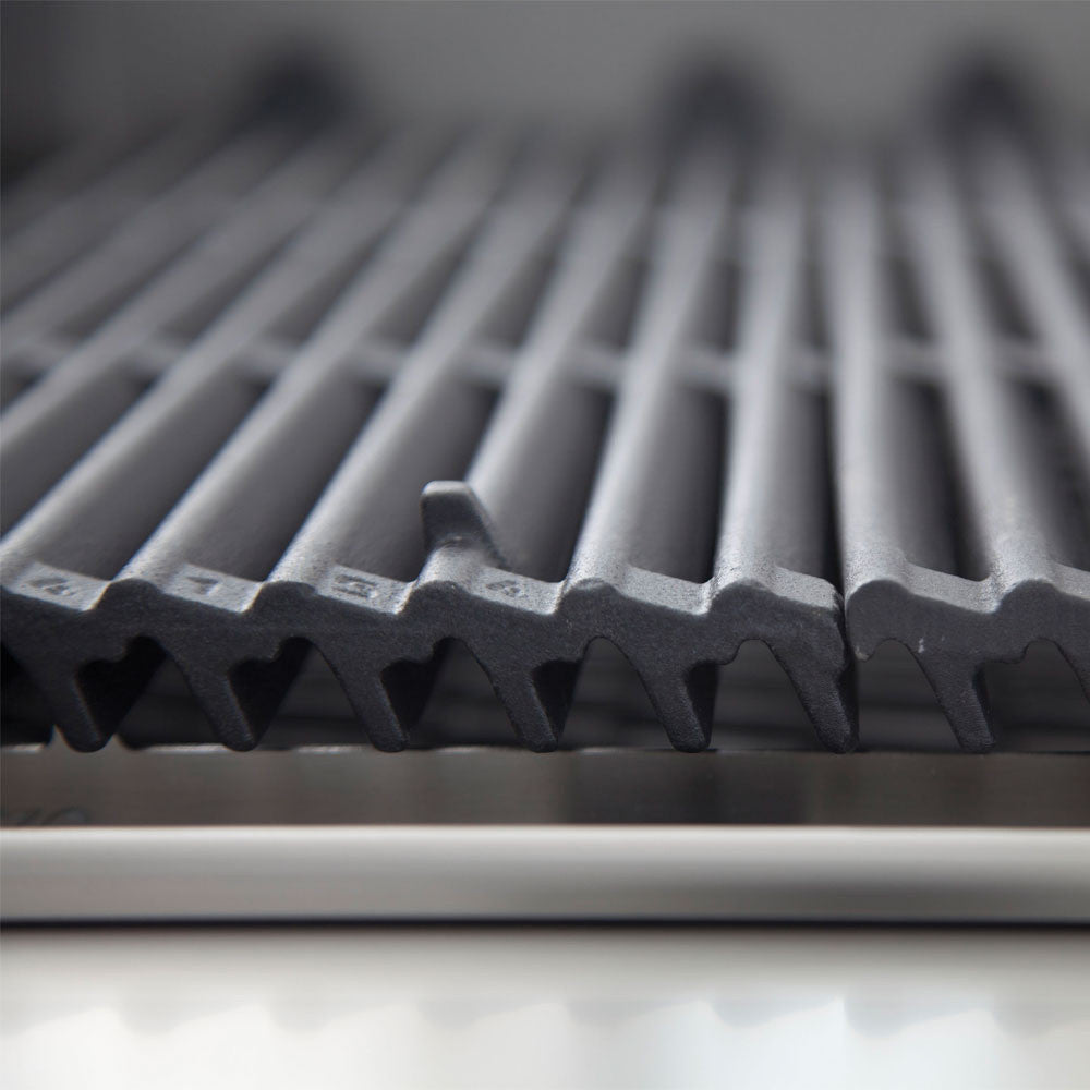 Grill pierre de lave 1 / 1 module grille en fonte - Diamond