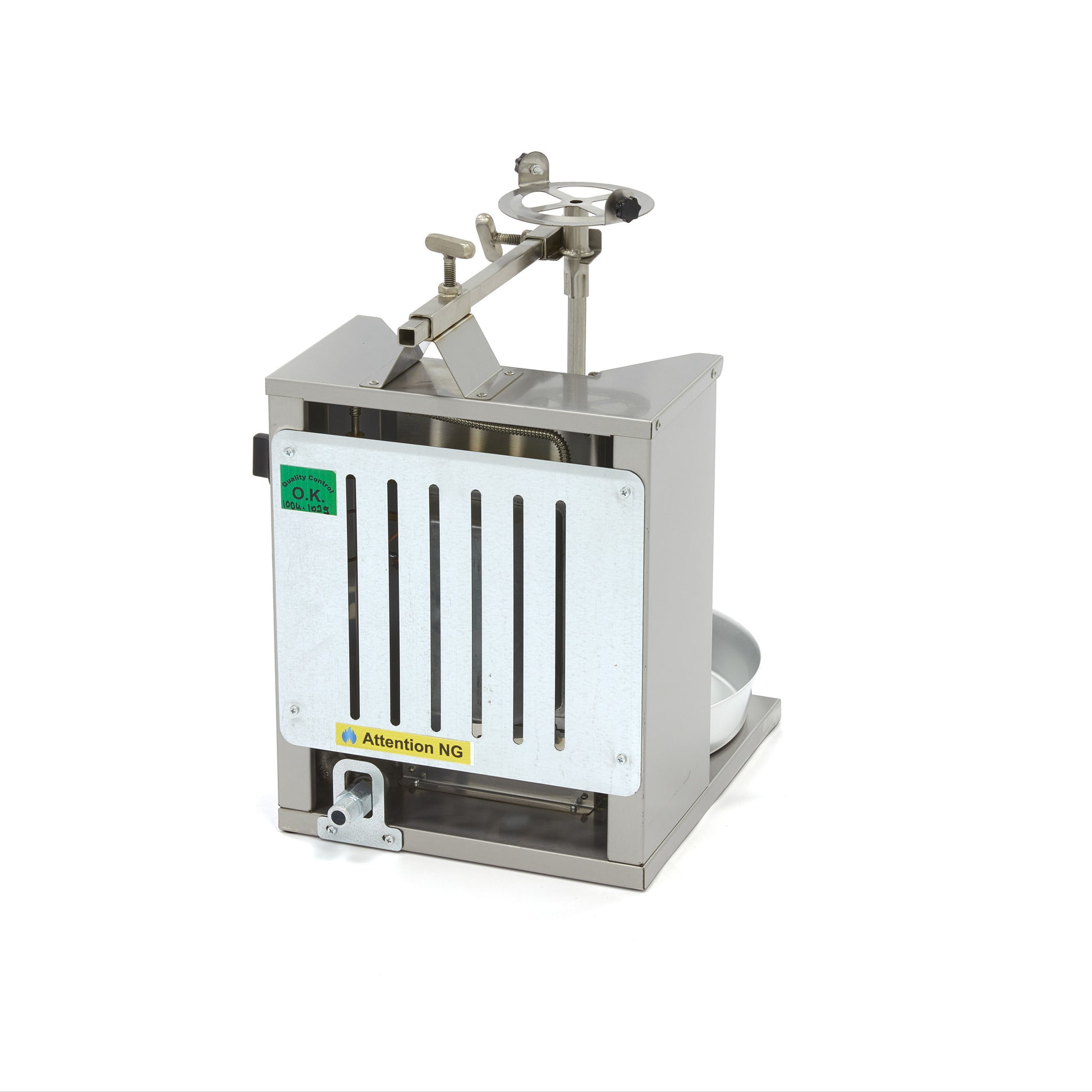 Machine à kebab - Gaz - 10kg de viande - Brûleur réglable L. 370 mm 10 L 3.32 kW Maxima - vue 3 - Doner kebab pro CHR - Cuistéo