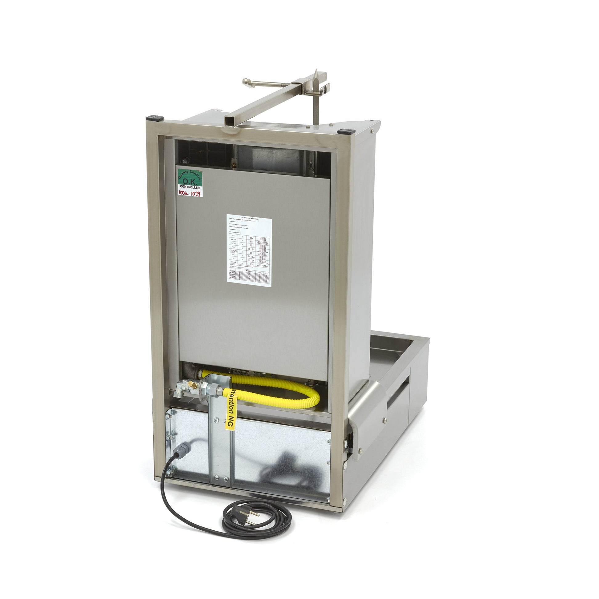 Broche à kebab - 2 brûleurs - 20kg de viande - Gaz L. 450 mm 20 L 6.64 kW Maxima - vue 2 - Doner kebab pro CHR - Cuistéo