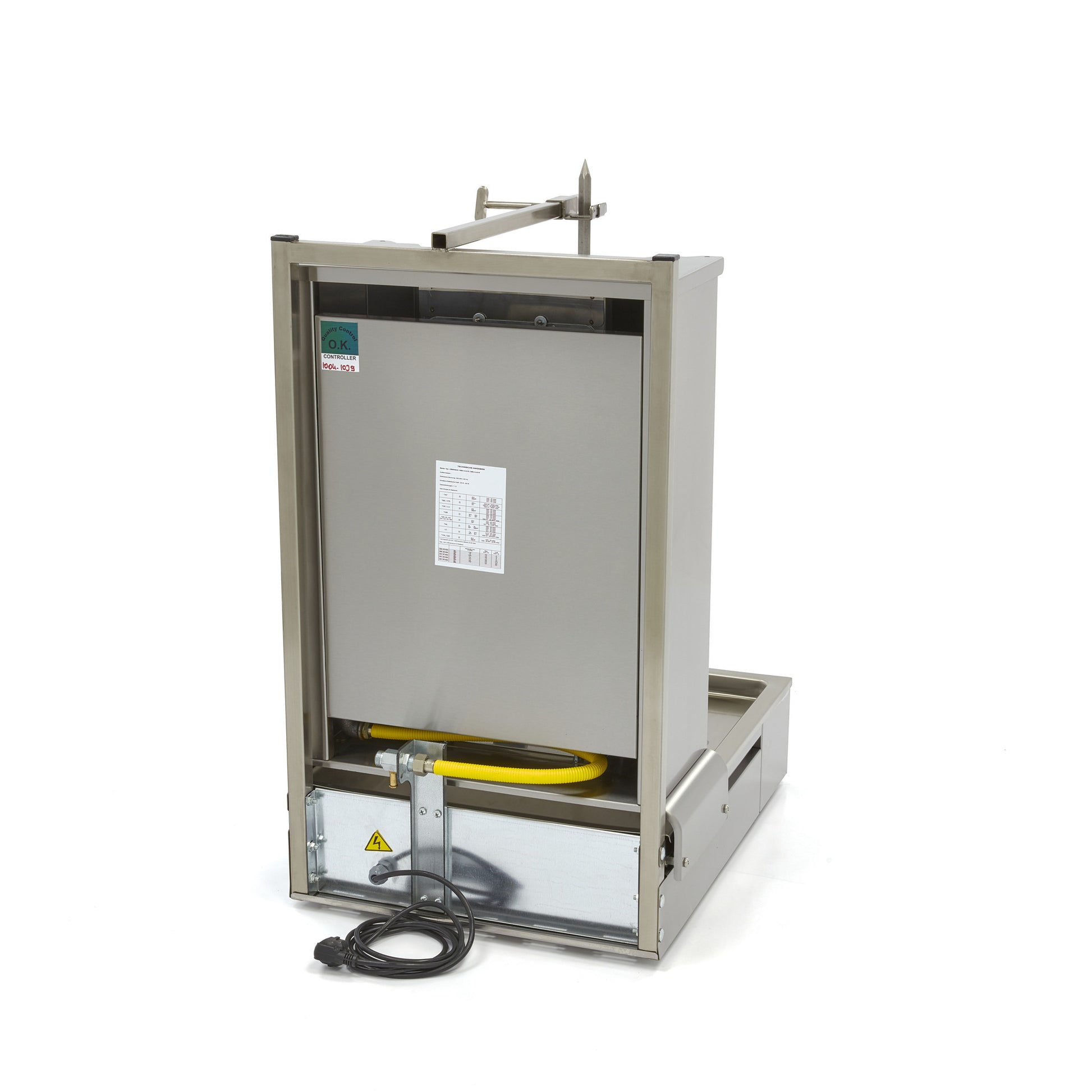 Broche à kebab - 3 brûleurs - 40 kg de viande - Gaz L. 570 mm 40 L 9.96 kW Maxima - vue 2 - Doner kebab pro CHR - Cuistéo