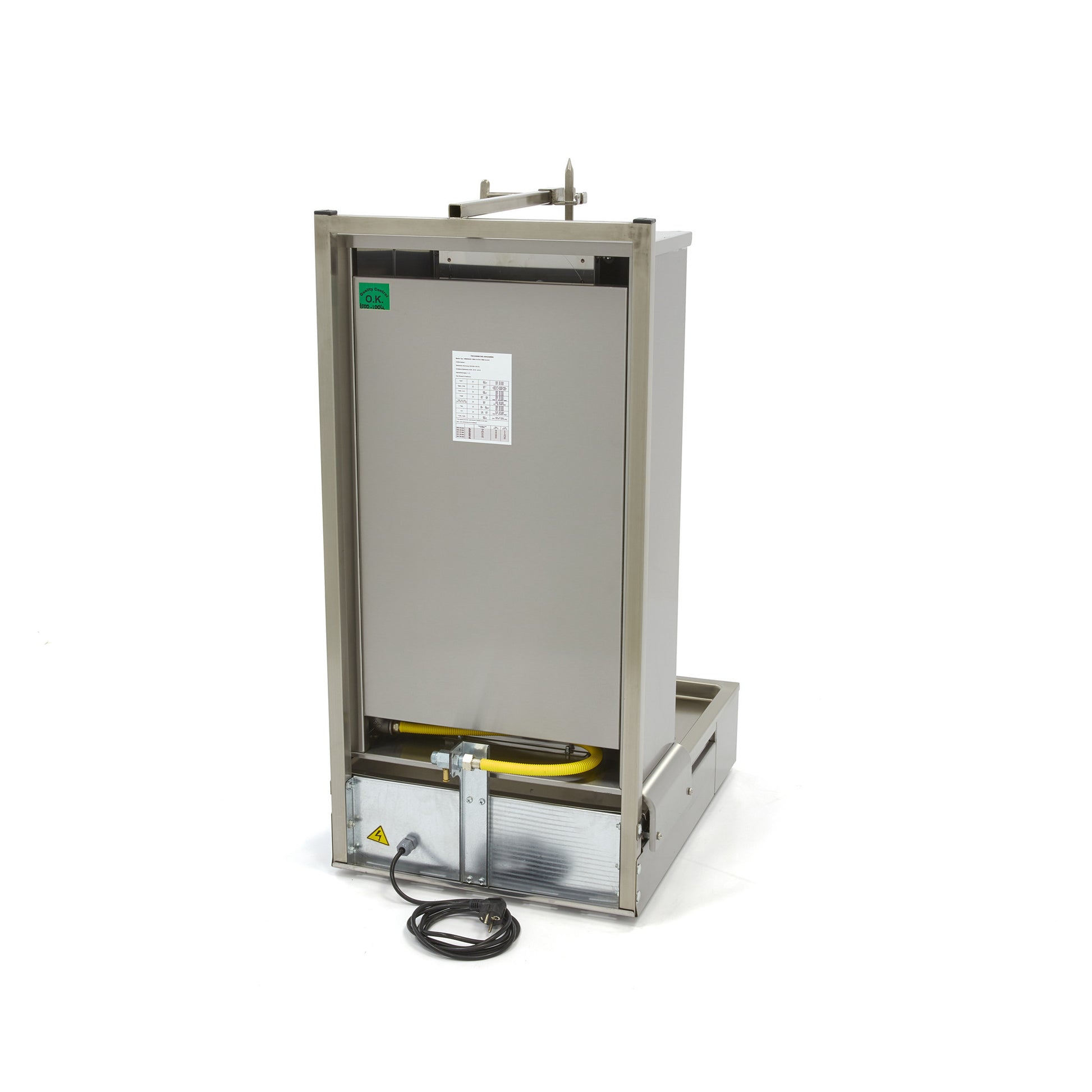 Broche à kebab - 4 brûleurs - 70kg de viande - Gaz L. 730 mm 70 L 13.28 kW Maxima - vue 2 - Doner kebab pro CHR - Cuistéo
