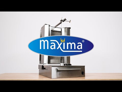 Broche à kebab - 4 brûleurs - 70kg de viande - Gaz L. 730 mm 70 L 13.28 kW Maxima - vue 5 - Doner kebab pro CHR - Cuistéo