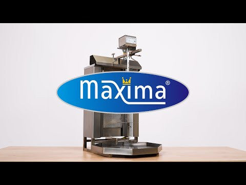Machine à kebab - 3 brûleurs - 30kg de viande - Gaz L. 608 mm 30 L 9.96 kW Maxima - vue 6 - Doner kebab pro CHR - Cuistéo