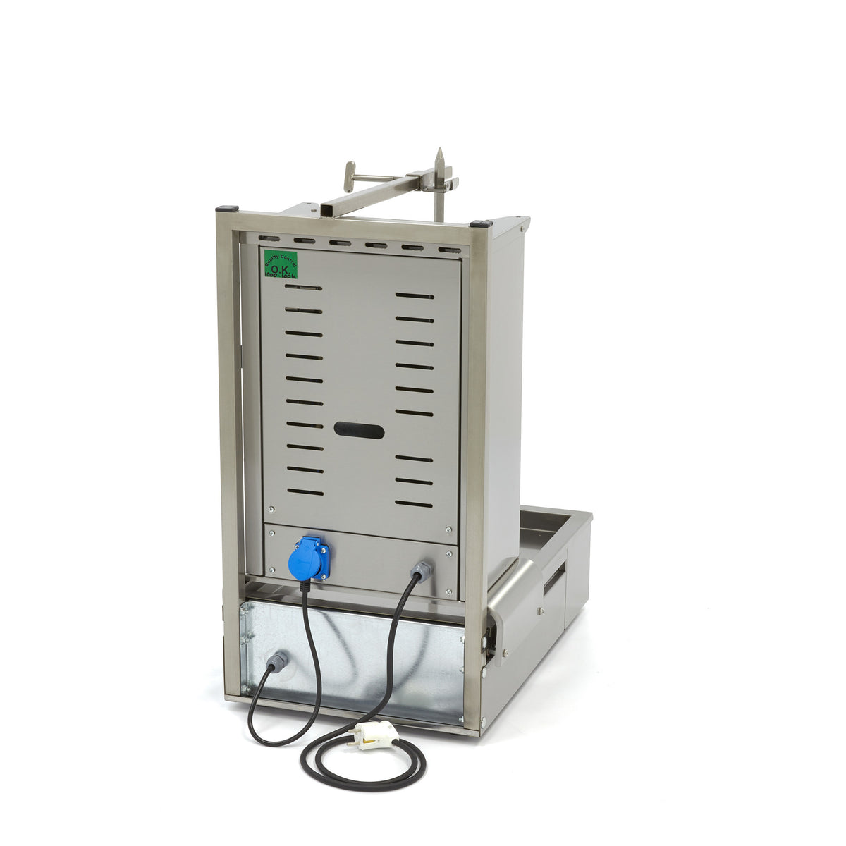 Broche à kebab - 2 brûleurs - 20 kg de viande - Électrique L. 45 mm 20 L 3000 W Maxima - vue 2 - Doner kebab pro CHR - Cuistéo