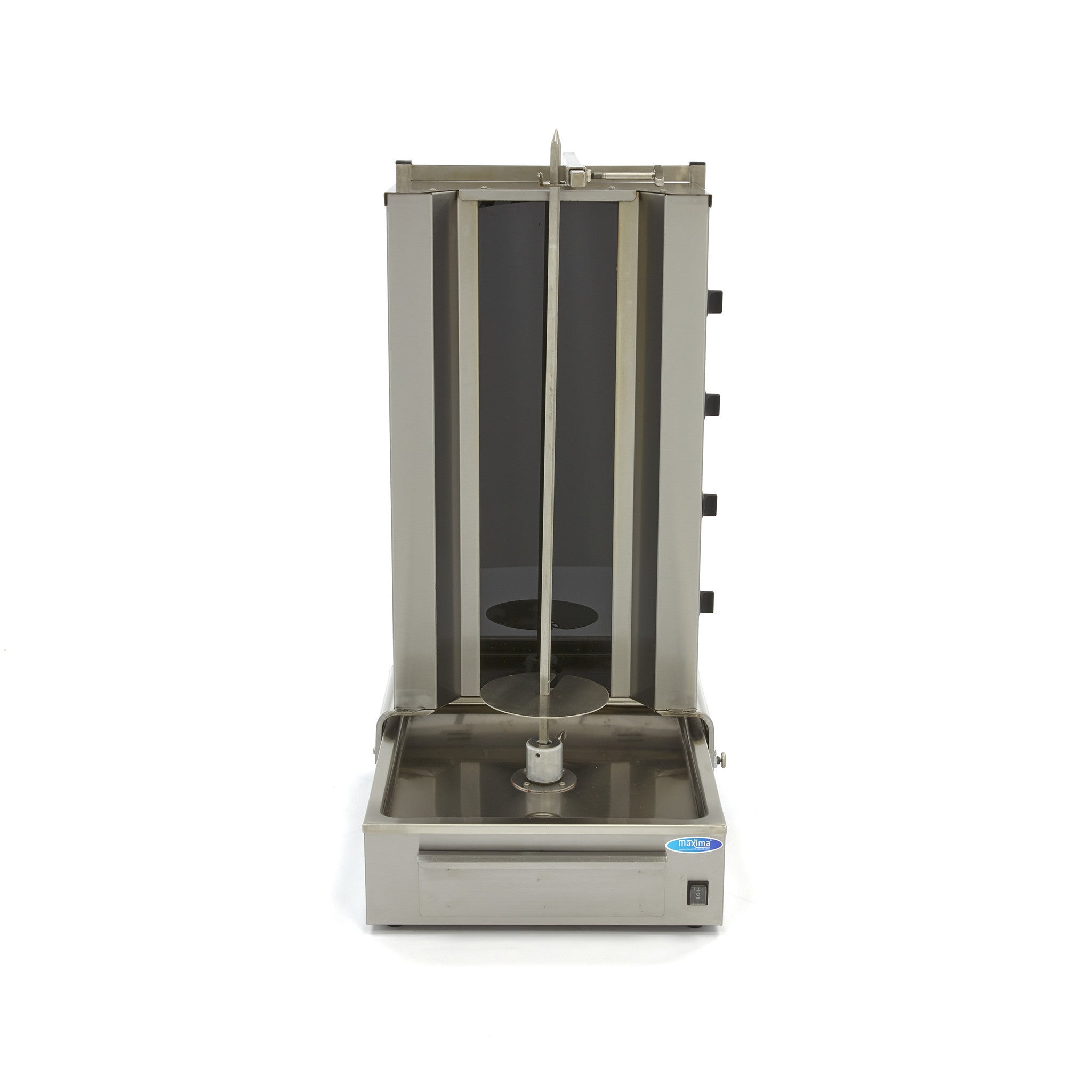 Machine à kebab - 4 brûleurs - 70 kg de viande - Électrique L. 73 mm 70 L 6000 W Maxima - vue 3 - Doner kebab pro CHR - Cuistéo