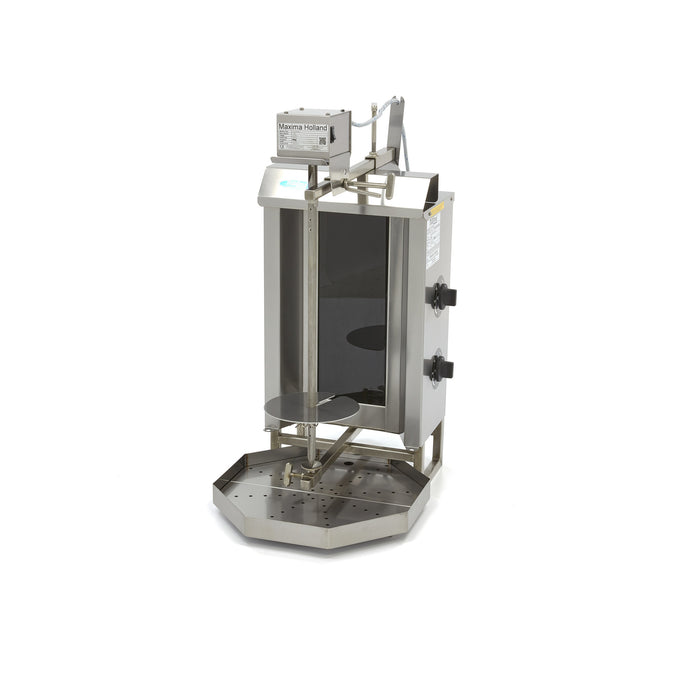 Machine à kebab - 2 brûleurs - 20 kg de viande - Électrique L. 43.8 mm 20 L 3000 W Maxima - Doner kebab professionnel CHR - matériel cuisine pro - Cuistéo