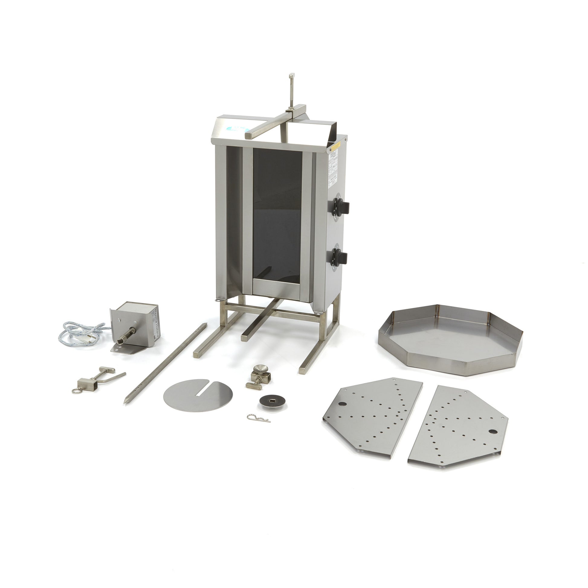 Machine à kebab - 2 brûleurs - 20 kg de viande - Électrique L. 43.8 mm 20 L 3000 W Maxima - vue 2 - Doner kebab pro CHR - Cuistéo