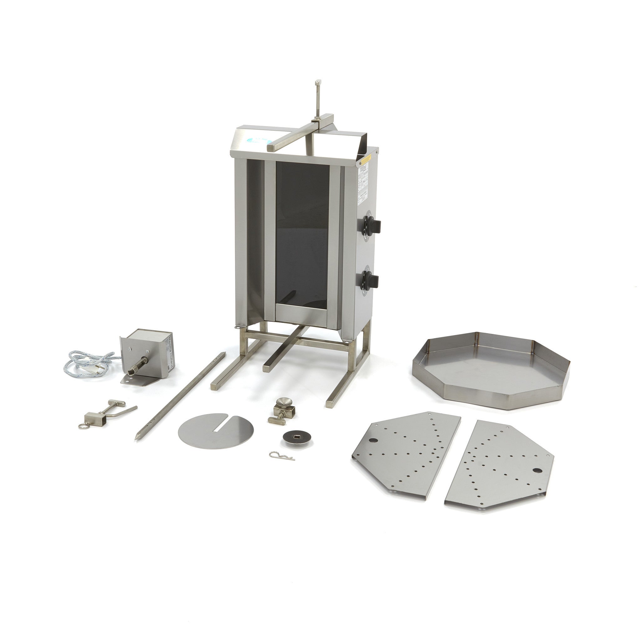 Machine à kebab - 2 brûleurs - 20 kg de viande - Électrique L. 43.8 mm 20 L 3000 W Maxima - vue 2 - Doner kebab pro CHR - Cuistéo