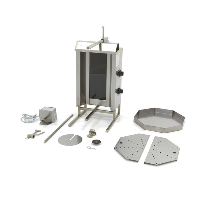 Machine à kebab - 2 brûleurs - 20 kg de viande - Électrique L. 43.8 mm 20 L 3000 W Maxima - vue 2 - Doner kebab pro CHR - Cuistéo