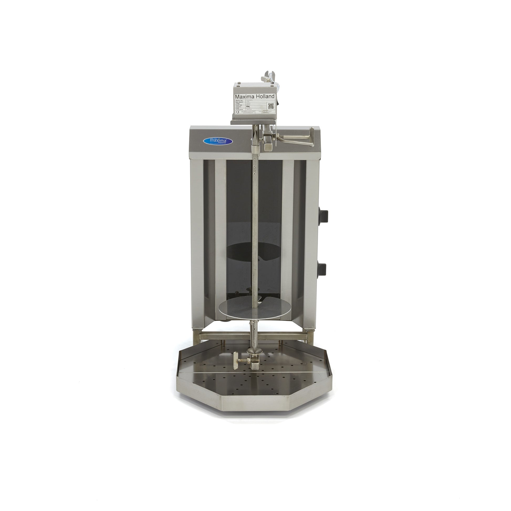 Machine à kebab - 2 brûleurs - 20 kg de viande - Électrique L. 43.8 mm 20 L 3000 W Maxima - vue 5 - Doner kebab pro CHR - Cuistéo