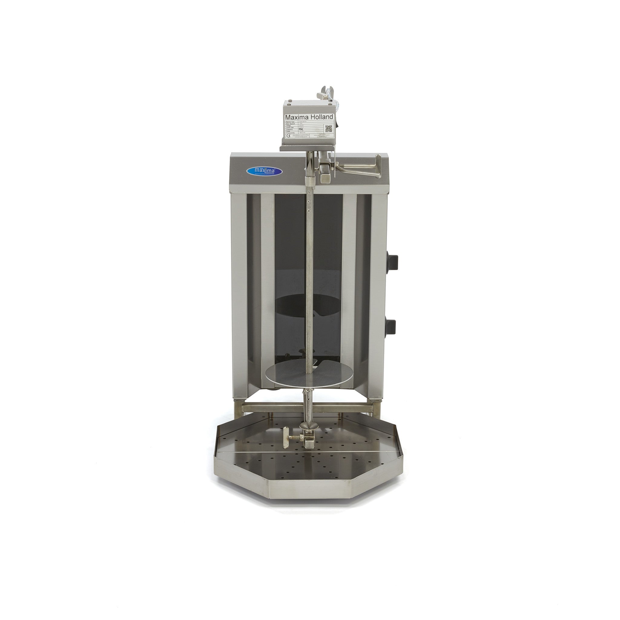 Machine à kebab - 2 brûleurs - 20 kg de viande - Électrique L. 43.8 mm 20 L 3000 W Maxima - vue 5 - Doner kebab pro CHR - Cuistéo