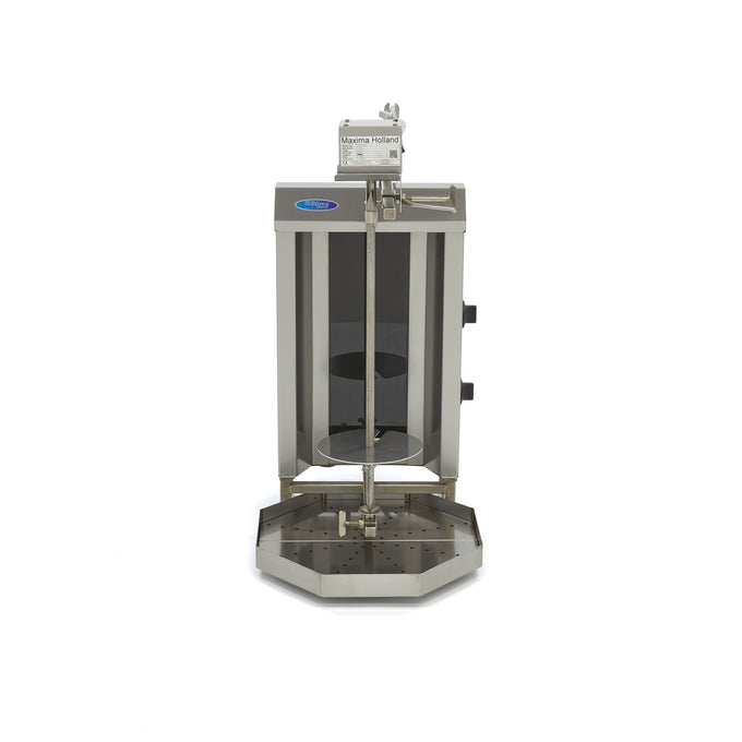 Machine à kebab - 2 brûleurs - 20 kg de viande - Électrique L. 43.8 mm 20 L 3000 W Maxima - vue 5 - Doner kebab pro CHR - Cuistéo
