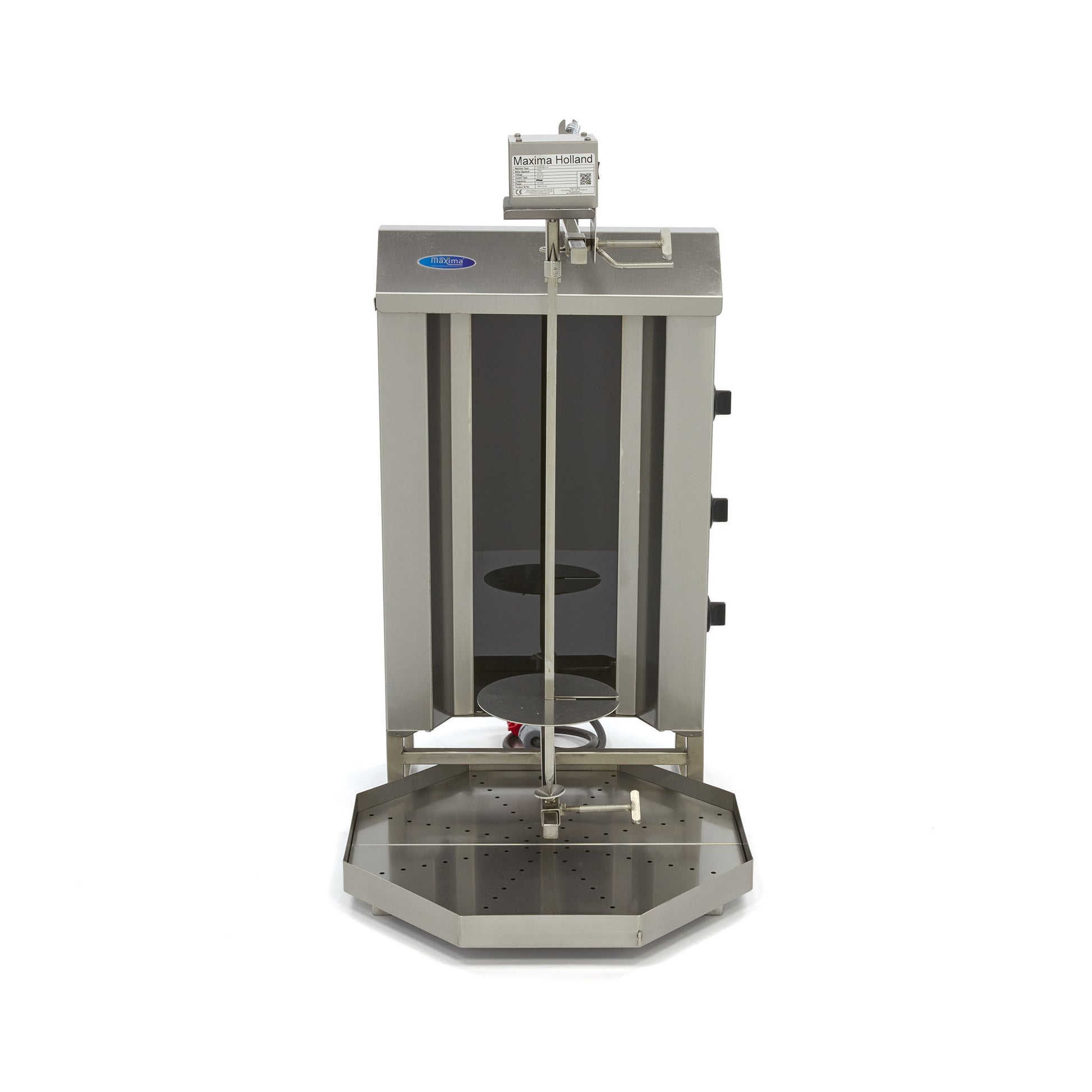 Machine à kebab - 3 brûleurs - 30kg de viande - Électrique L. 60.8 mm 30 L 4500 W Maxima - vue 5 - Doner kebab pro CHR - Cuistéo