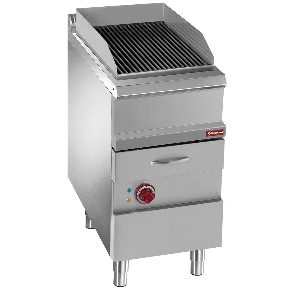 Grill vapeur électrique fonte - module 1/2 - Diamond