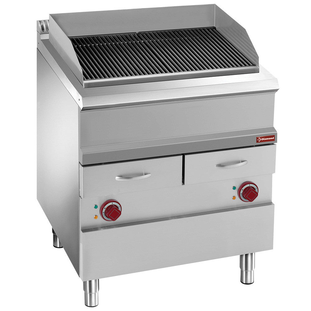 Grill vapeur électrique fonte -module 1/1 - Diamond