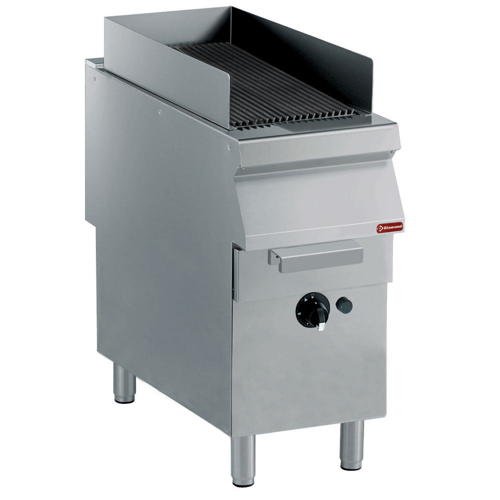 Grill vapeur avec grille fonte- piétement - Diamond