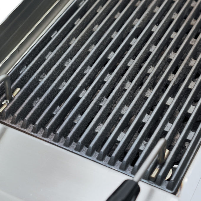 Grill pierre de lave gaz grille en fonte - Diamond