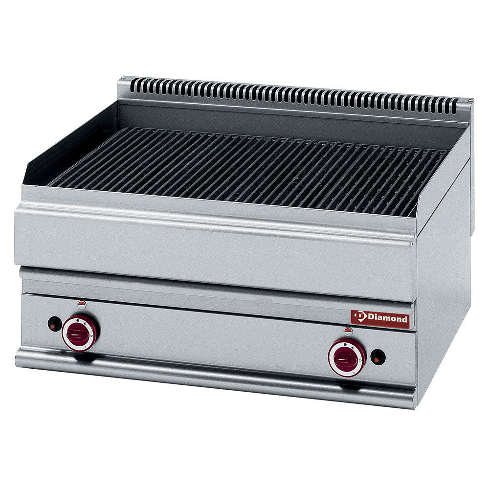 Grill vapeur à gaz - grille cuisson fonte - Diamond