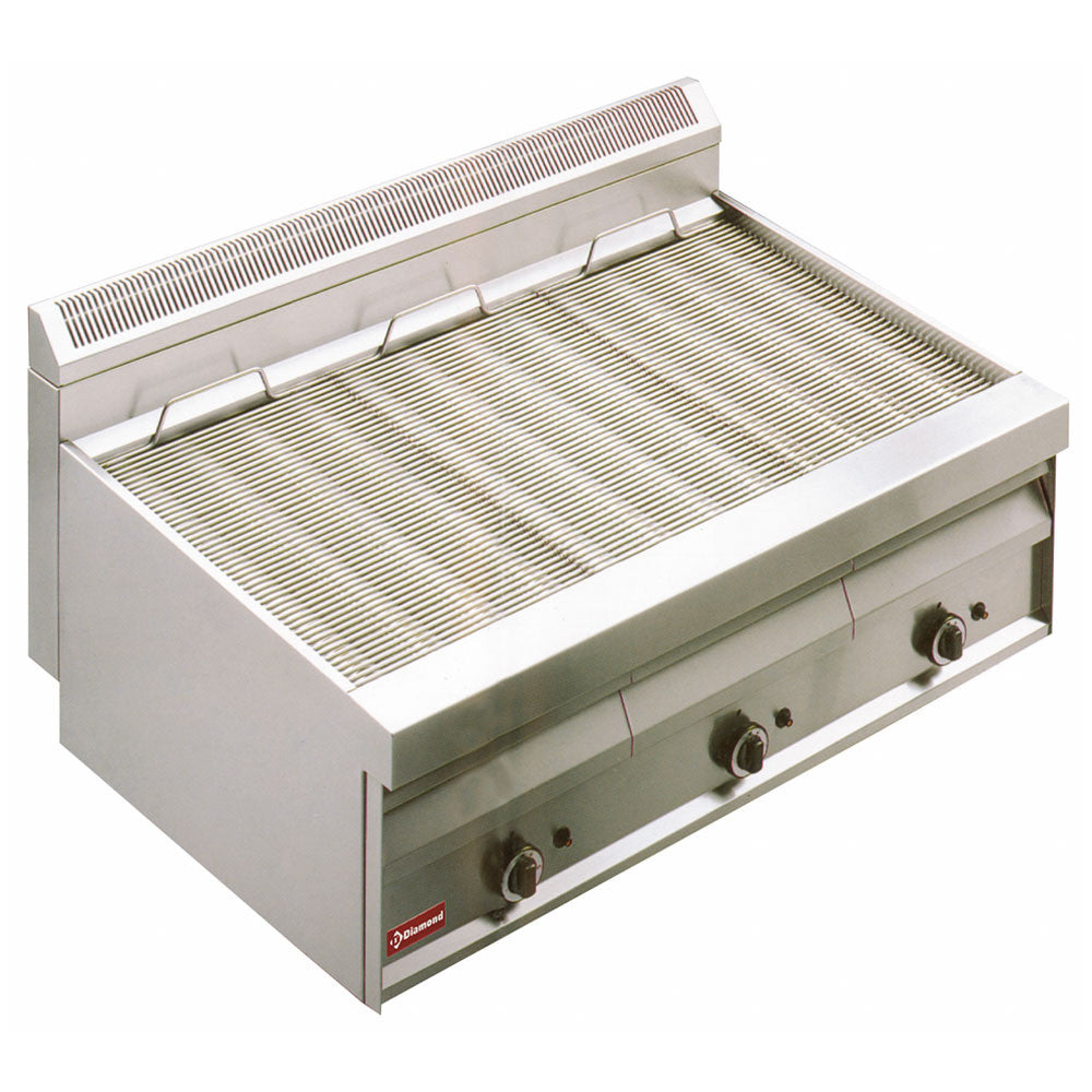 Grill vapeur gaz avec grille en -O- top- Diamond