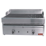 Grill vapeur gaz avec grille en fonte - top- Diamond