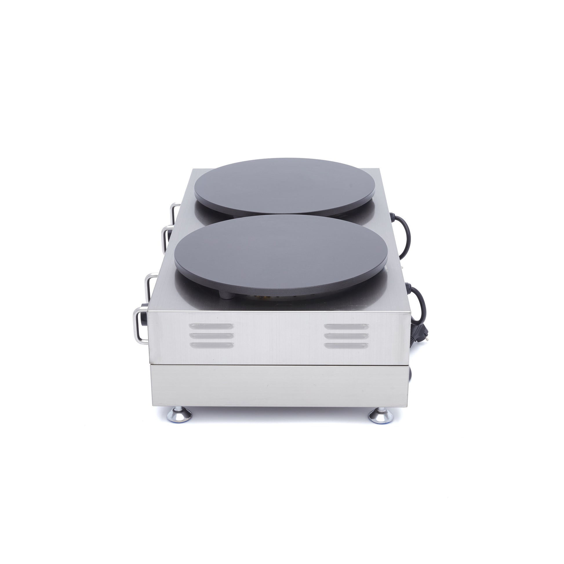 Crêpière double - 2x40cm - Fonte - Thermostat réglable 3000 W Maxima - vue 6 - Crêpière pro CHR - Cuistéo