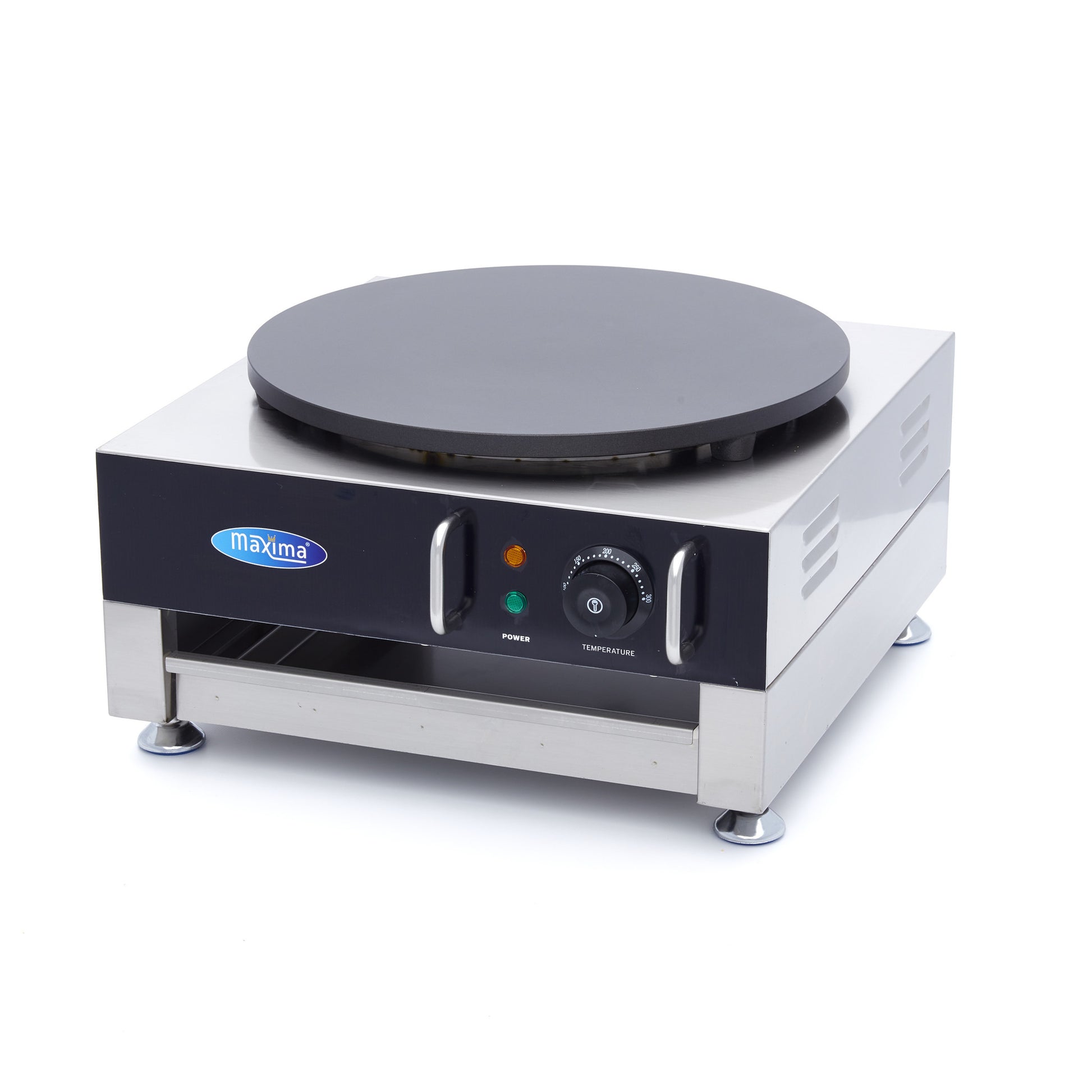 Crêpière professionnelle - 40cm - Fonte - Thermostat réglable 3000 W Maxima - Crêpière professionnel CHR - matériel cuisine pro - Cuistéo