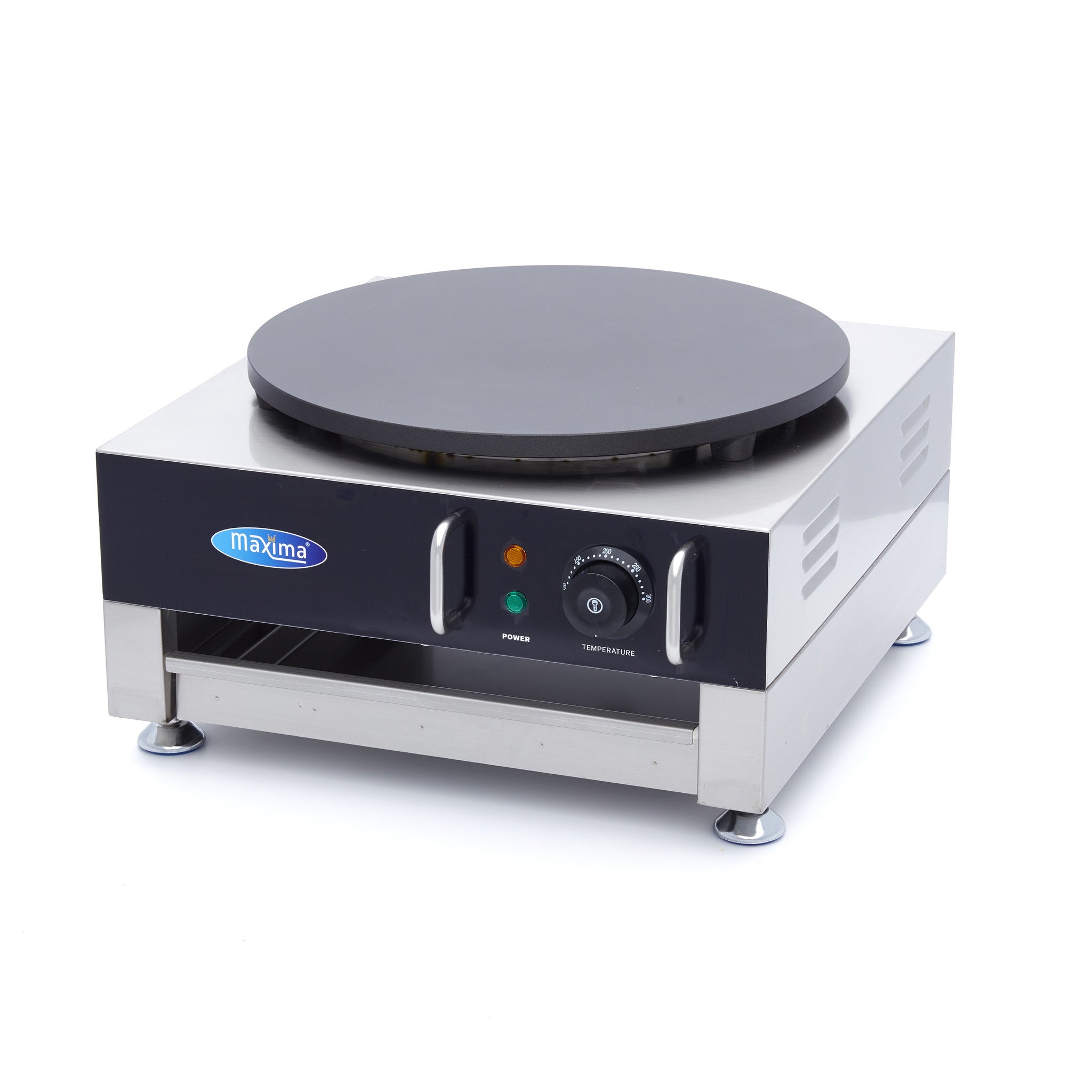 Crêpière professionnelle - 40cm - Fonte - Thermostat réglable 3000 W Maxima - Crêpière professionnel CHR - matériel cuisine pro - Cuistéo