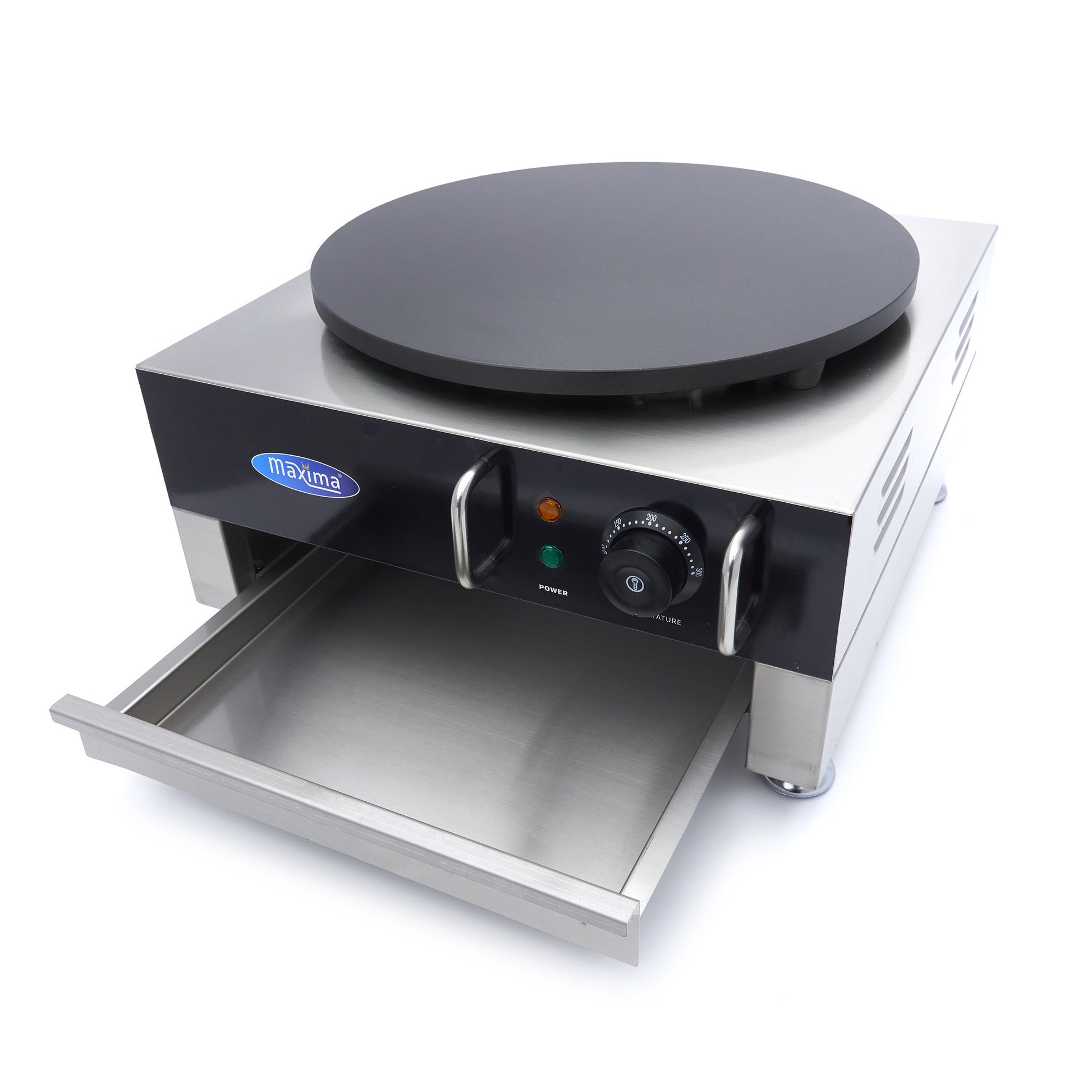 Crêpière professionnelle - 40cm - Fonte - Thermostat réglable 3000 W Maxima - vue 4 - Crêpière pro CHR - Cuistéo
