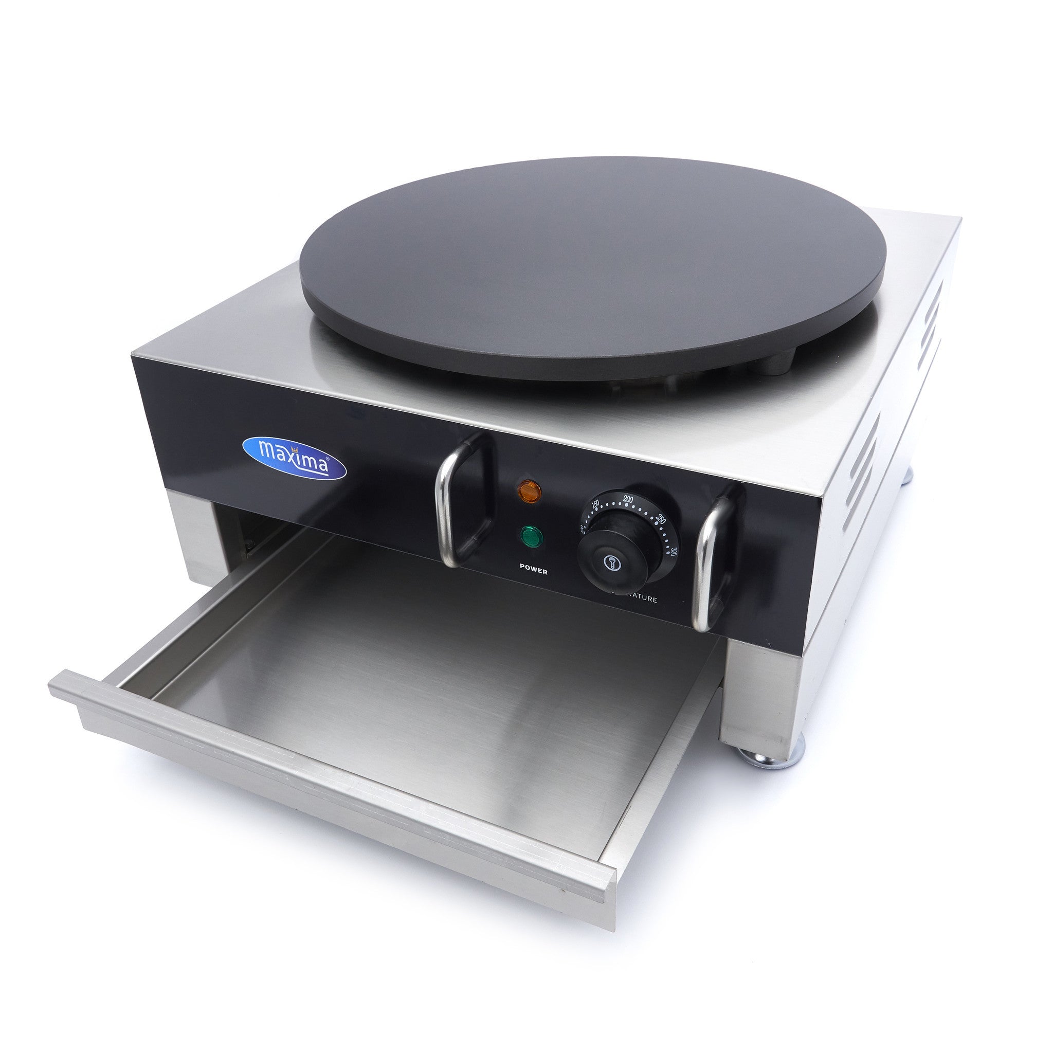 Crêpière professionnelle - 40cm - Fonte - Thermostat réglable 3000 W Maxima - vue 4 - Crêpière pro CHR - Cuistéo