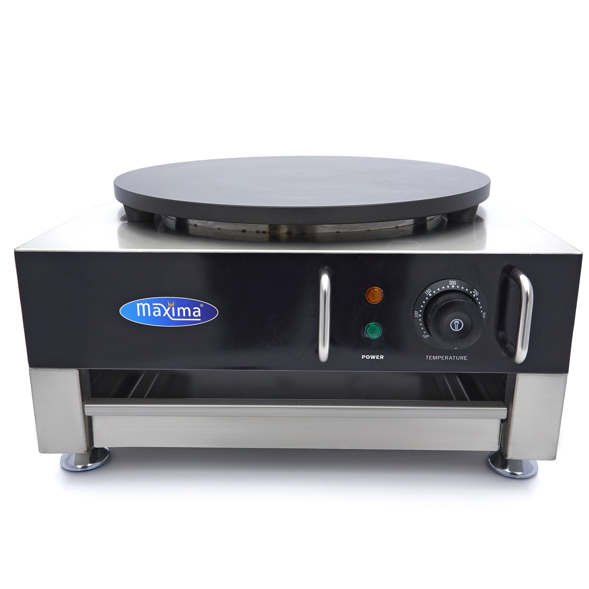 Crêpière professionnelle - 40cm - Fonte - Thermostat réglable 3000 W Maxima - vue 5 - Crêpière pro CHR - Cuistéo