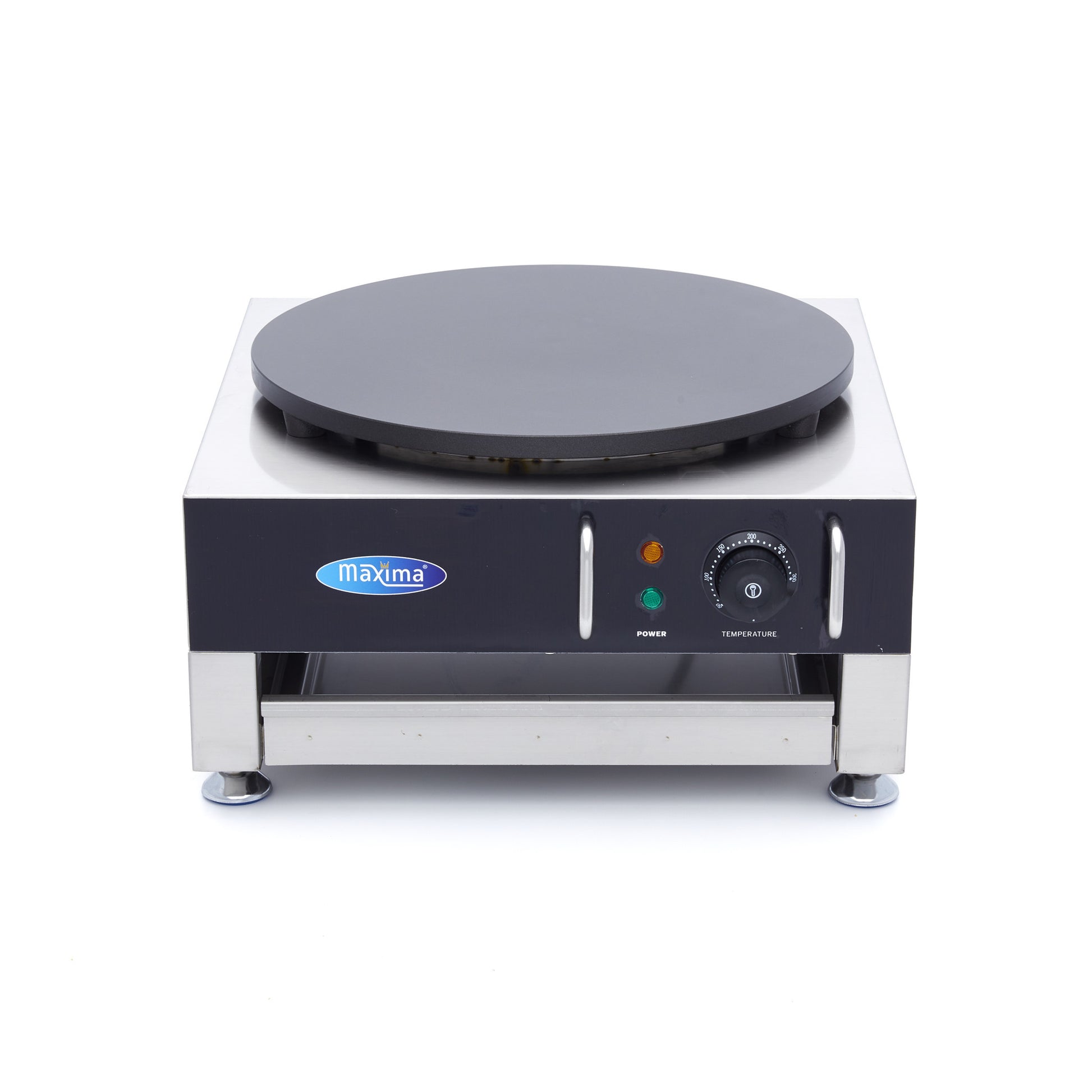 Crêpière professionnelle - 40cm - Fonte - Thermostat réglable 3000 W Maxima - vue 8 - Crêpière pro CHR - Cuistéo
