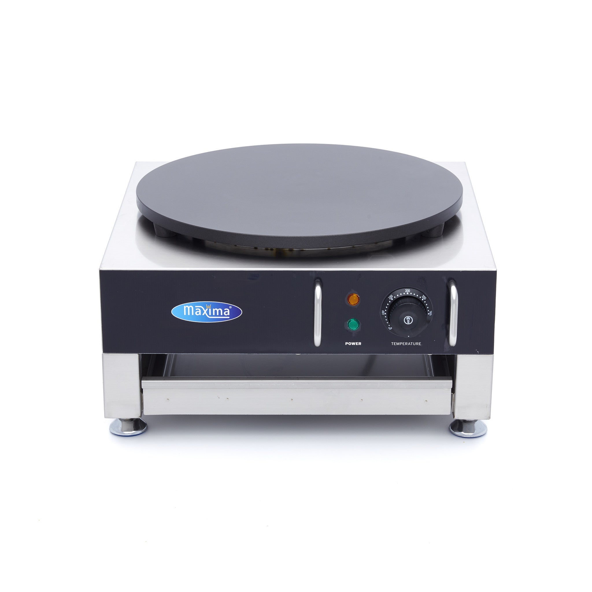 Crêpière professionnelle - 40cm - Fonte - Thermostat réglable 3000 W Maxima - vue 8 - Crêpière pro CHR - Cuistéo