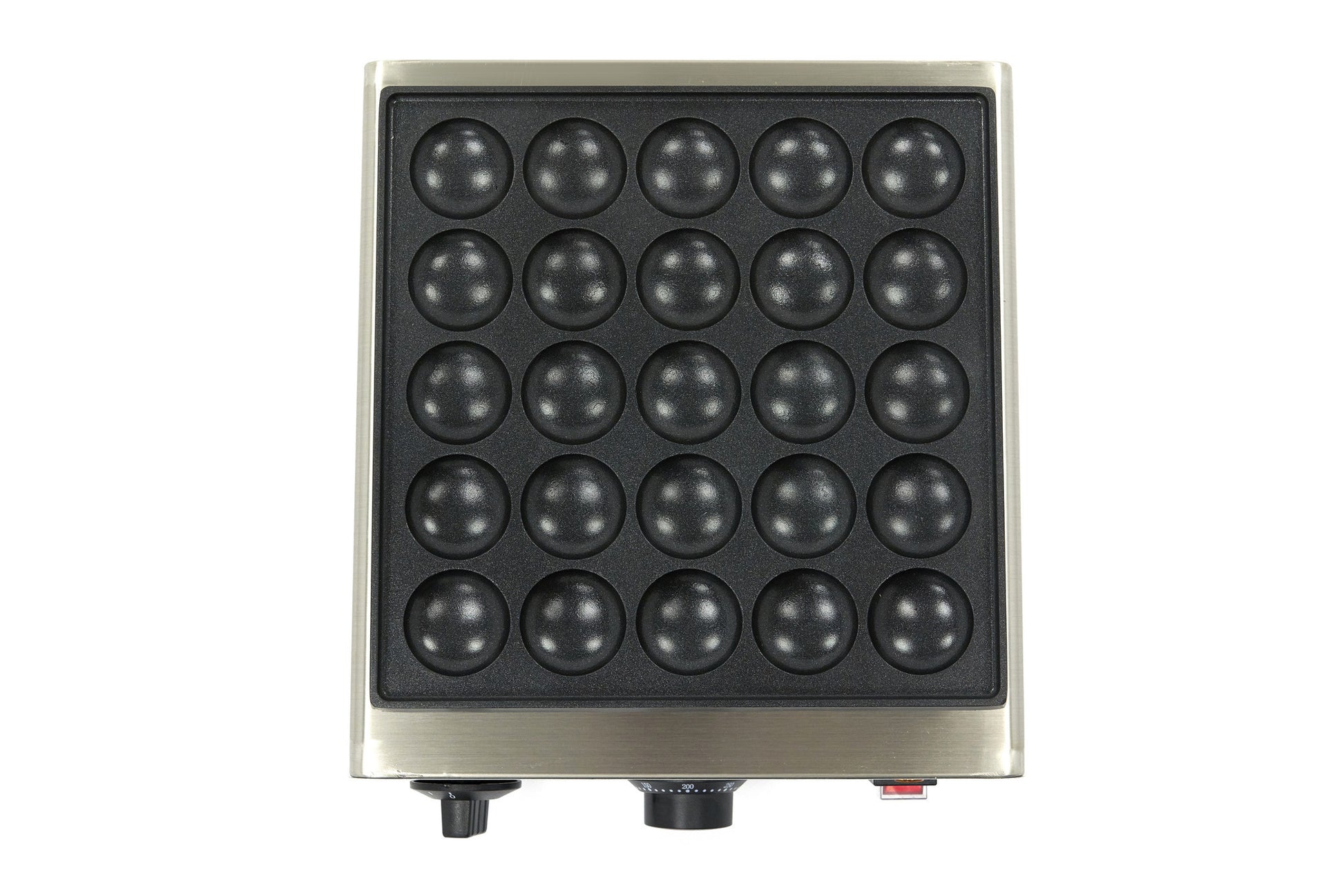Mini appareil à pancakes - 25 pièces - Ø4,5cm chacun 25 L 900 W Maxima - vue 3 - Appareil à poffertjes pro CHR - Cuistéo
