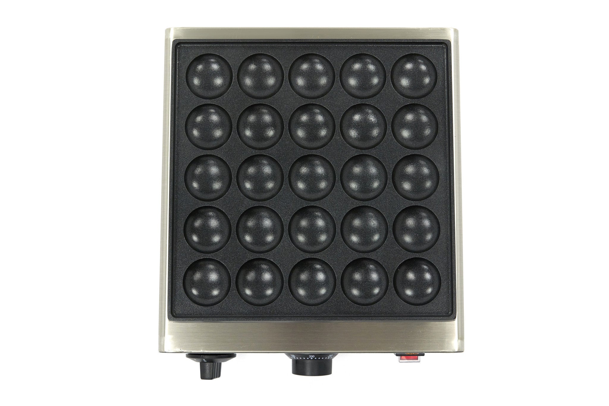 Mini appareil à pancakes - 25 pièces - Ø4,5cm chacun 25 L 900 W Maxima - vue 3 - Appareil à poffertjes pro CHR - Cuistéo