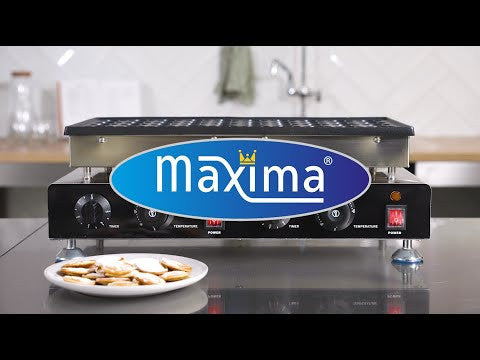 Mini machine à pancakes - 50 pièces - Ø4,3cm 50 L 1800 W Maxima - vue 6 - Appareil à poffertjes pro CHR - Cuistéo