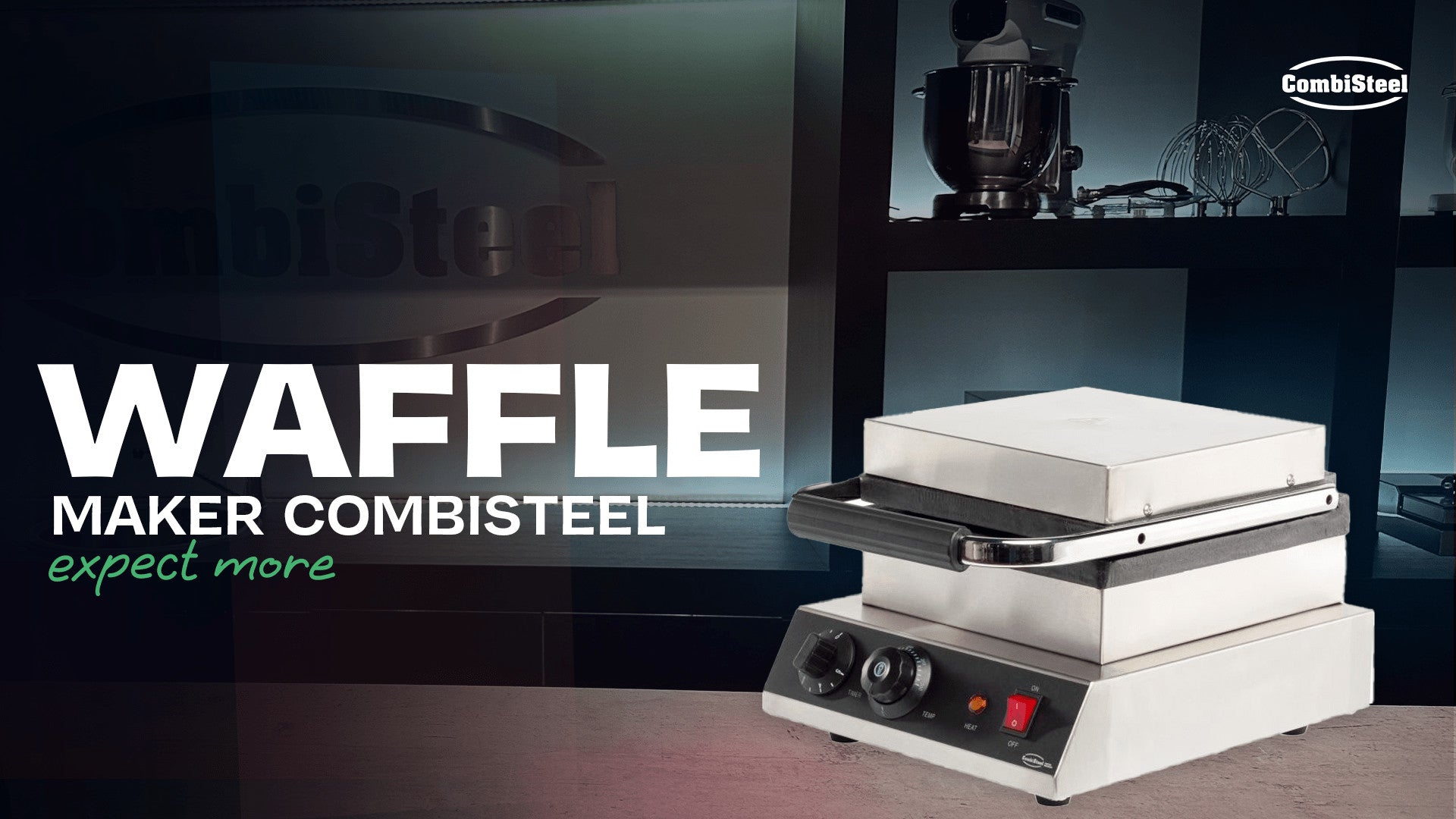 Machine a gaufre 300x450x250 mm 2 kW Combisteel - vue 10 - Gaufrier pro CHR - Cuistéo