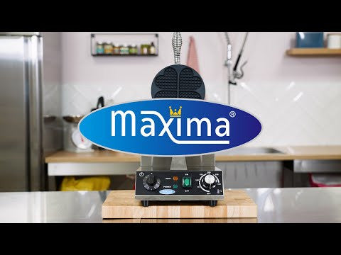 Gaufrier - 4 gaufres - Coeurs 1000 W Maxima - vue 7 - Gaufrier pro CHR - Cuistéo