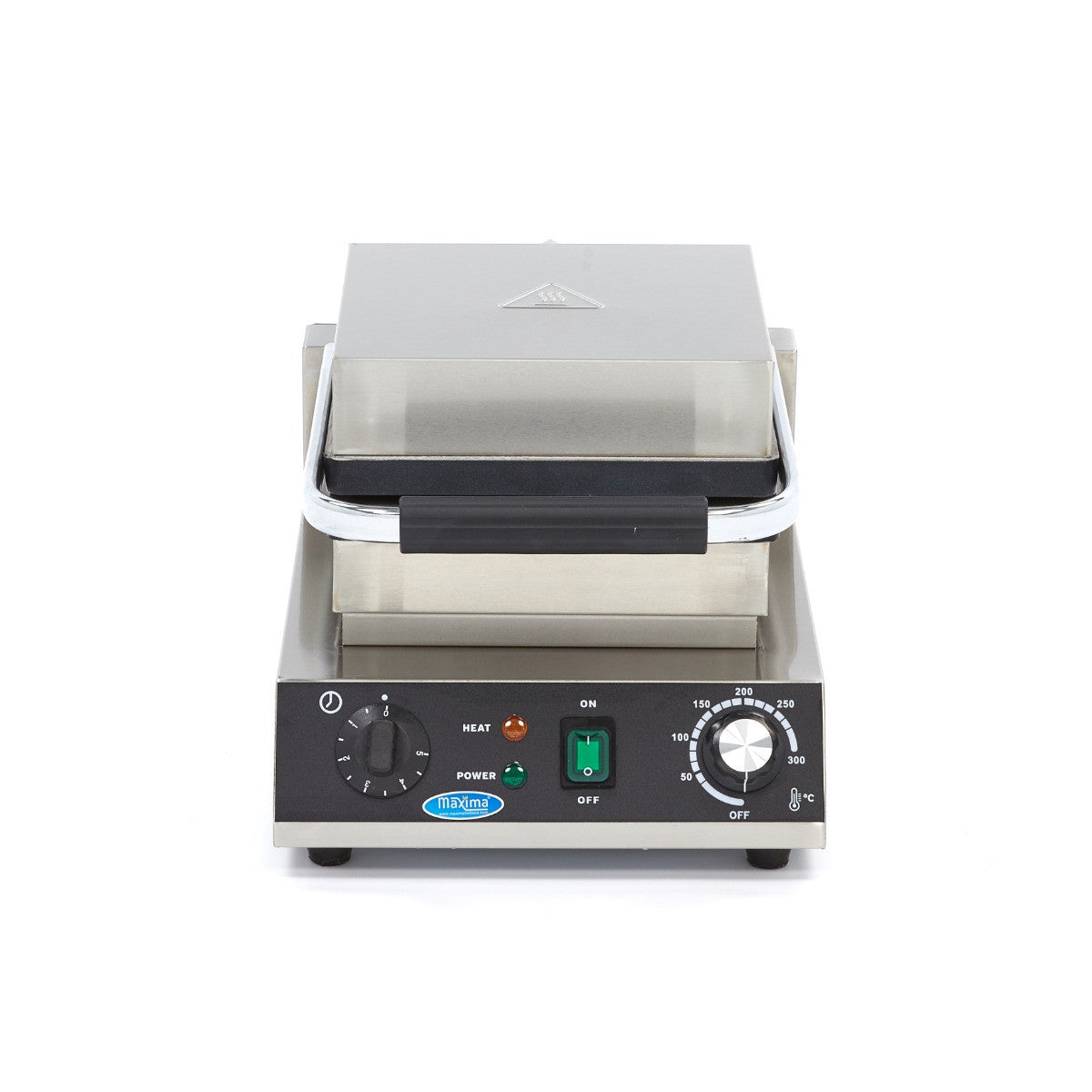 Gaufrier professionnel - 2 gaufres - Belge - Thermostat réglable 1500 W Maxima - vue 6 - Gaufrier pro CHR - Cuistéo