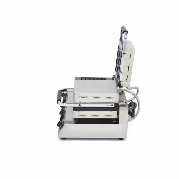 Gaufrier - 4 pièces - Carrée - Double 1500 W Maxima - vue 7 - Gaufrier pro CHR - Cuistéo